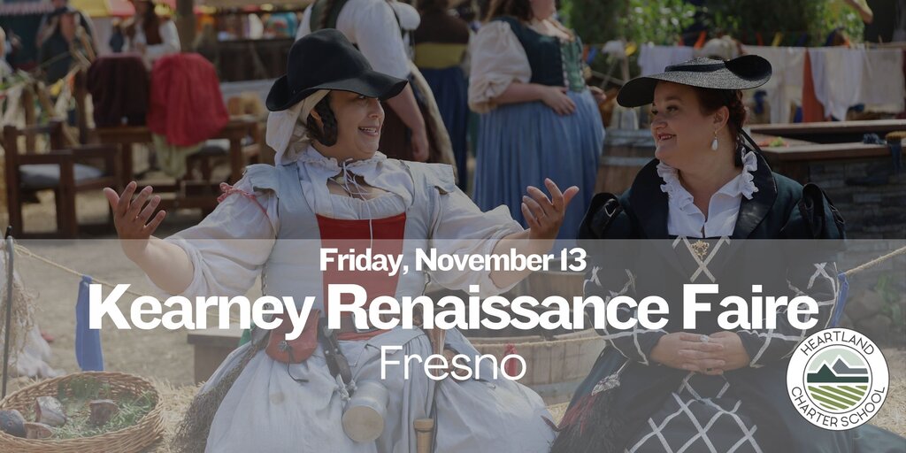 Kearney Renaissance Faire- Heartland Charter School Banner