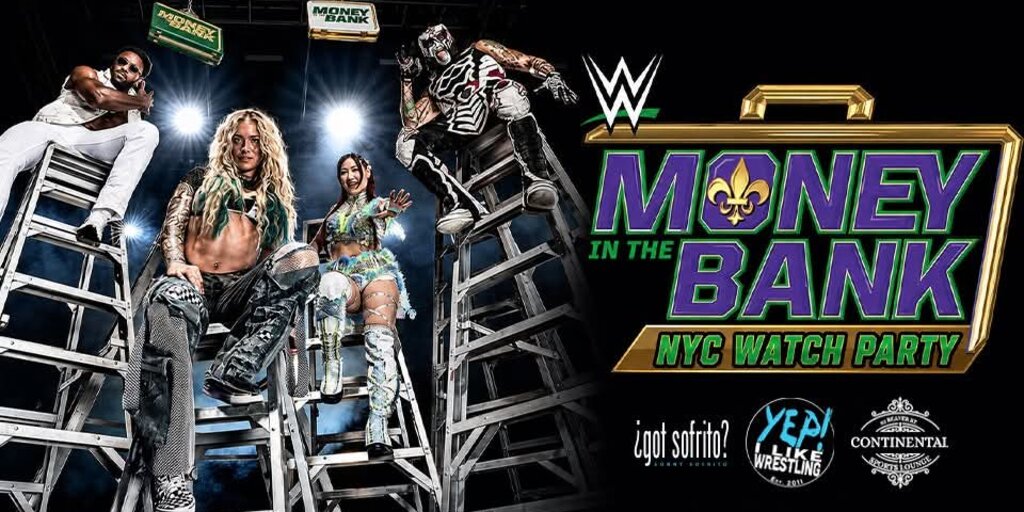 WWE Money In The Bank 2026 NYC Watch Party at Continental Sports Lounge Banner