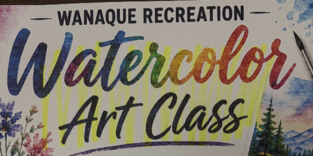 Watercolor Art Classes Banner