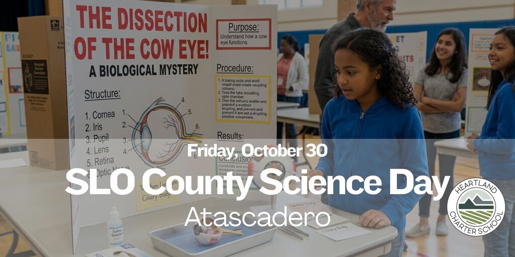 SLO County Science Day- Heartland Charter School Banner