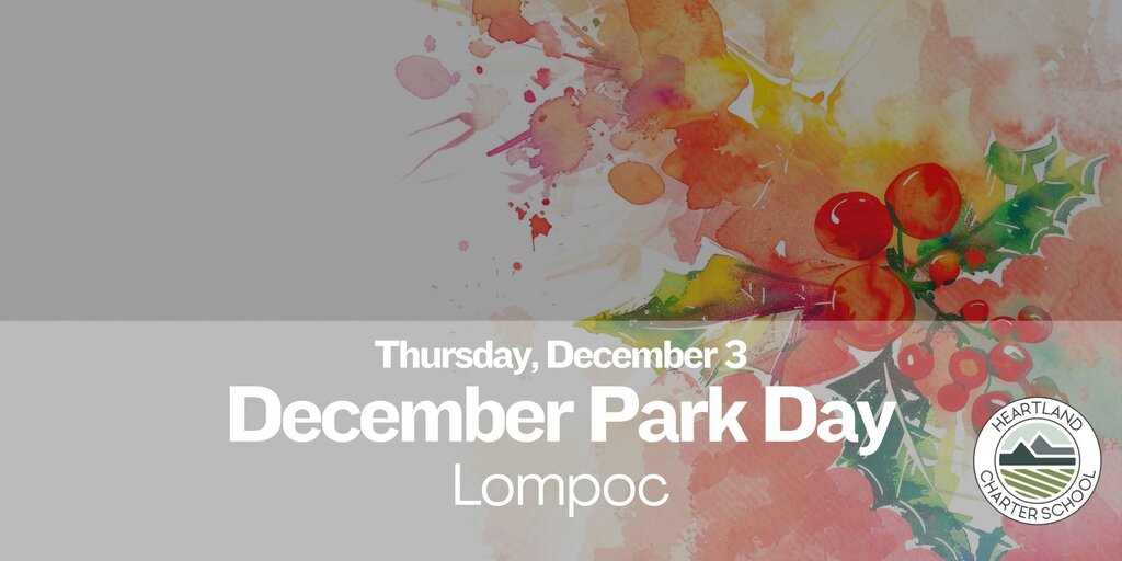 December Park Day- Heartland Charter School Banner