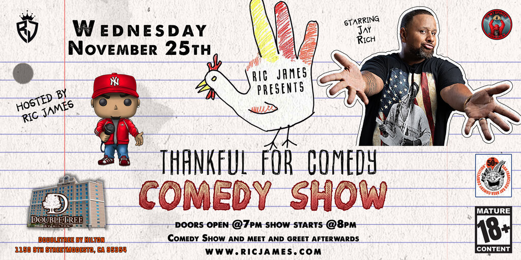Thankful for Laughter (Comedy Show) Banner