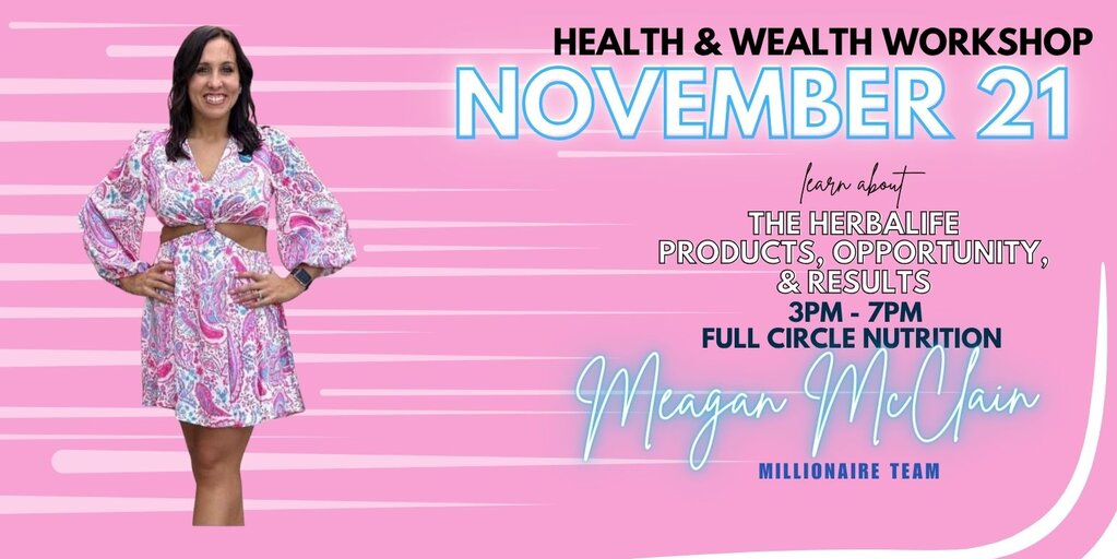 November Health & Wealth Workshop Banner