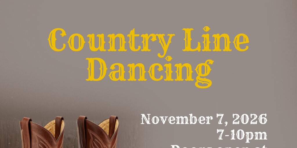 Country Line Dancing Banner