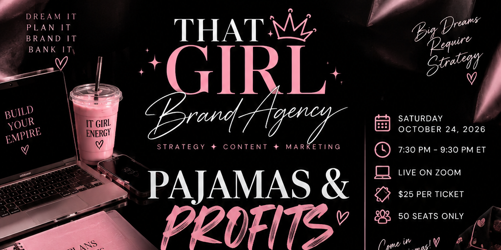 Pajamas & Profits : The Business Blueprint  Banner