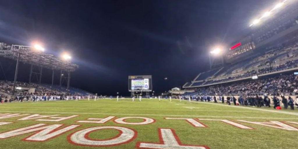 Football Stadium Testing Banner