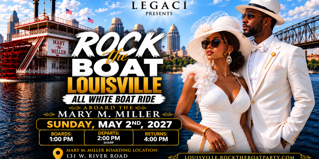 Rock The Boat Louisville: All White Boat Ride 2027 Banner