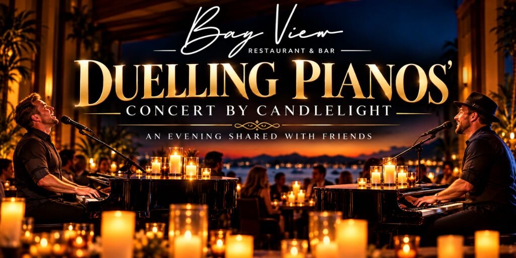 DUELLING PIANOS’ CONCERT BY CANDLELIGHT Banner