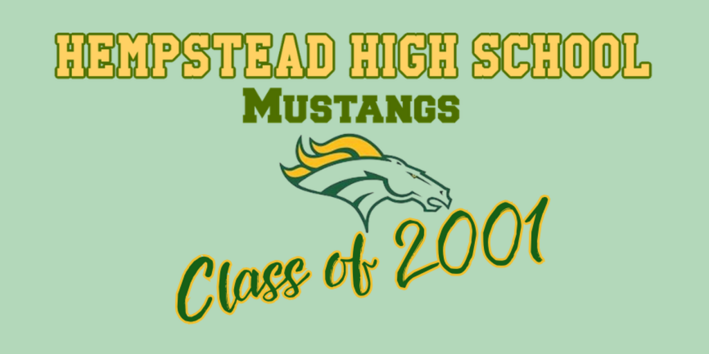 Hempstead Class of 2001 25yr Reunion Banner