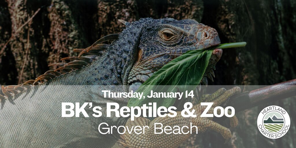 BK’s Reptiles & Zoo- Heartland Charter School Banner