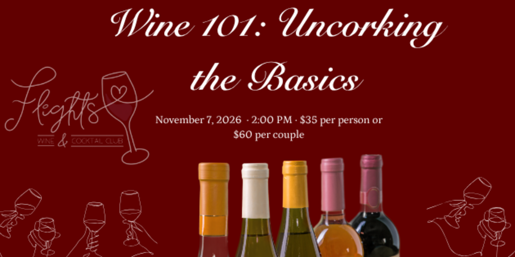 Wine 101:Uncorking the Basics Banner