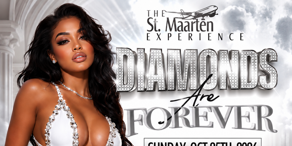 Diamonds Are Forever: All White Party | St. Maarten 2026 Banner