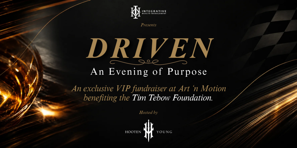 DRIVEN: An Evening of Purpose Benefiting The Tim Tebow Foundation Banner