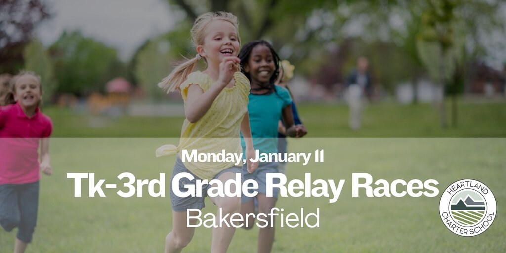 Tk-3rd Grade Relay Races- Heartland Charter School Banner