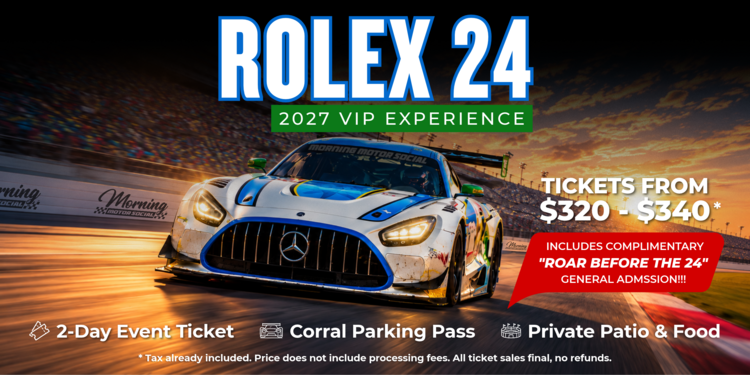 Morning Motor Social ROLEX 24 VIP Experience 2027