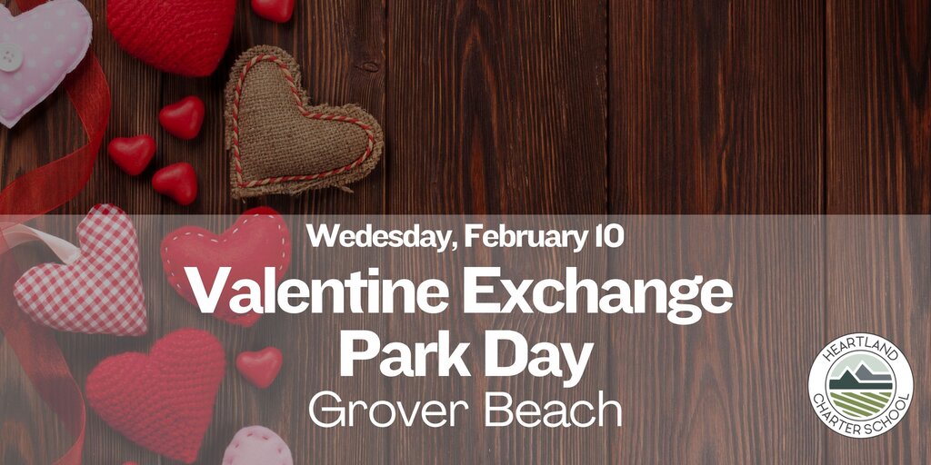 Valentine Exchange Park Day- Heartland Charter School Banner