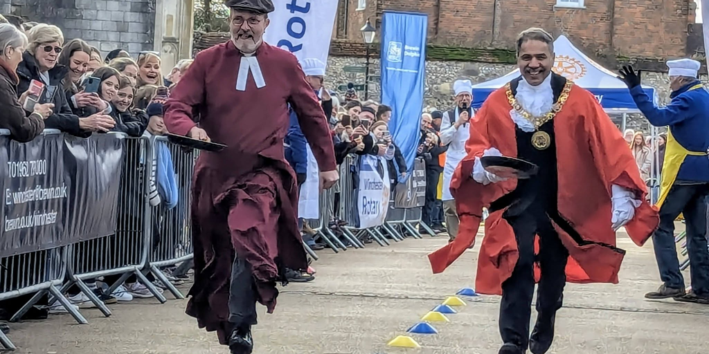 Winchester Rotary Pancake Day Race 2027 Banner