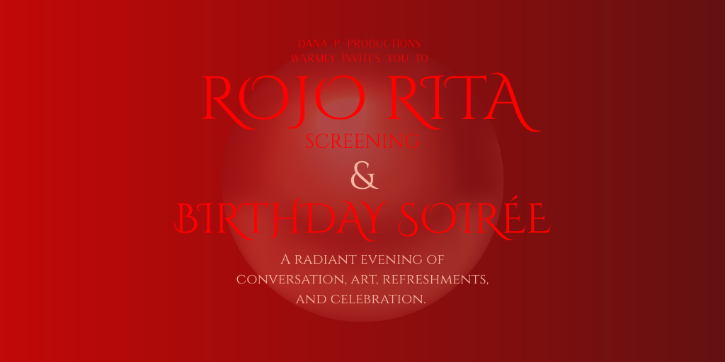 Rojo Rita - Screening and Birthday Soirée Banner