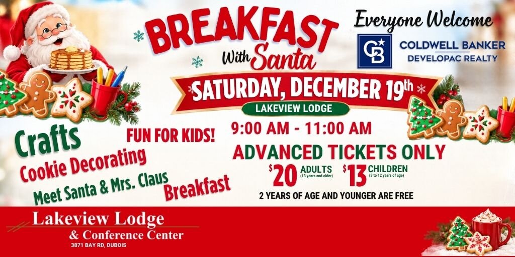 Breakfast with Santa Banner