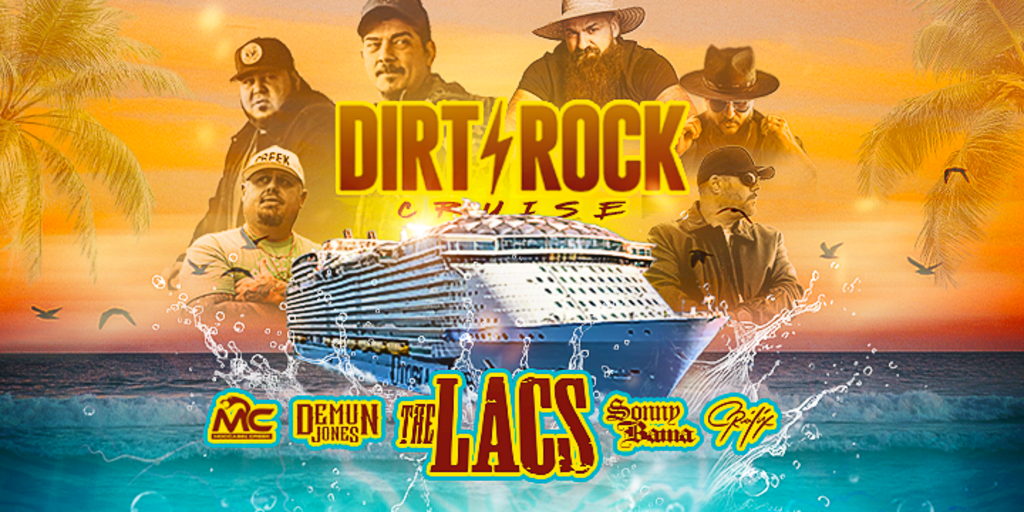 The DirtRock Cruise VIP Meet and Greet Banner