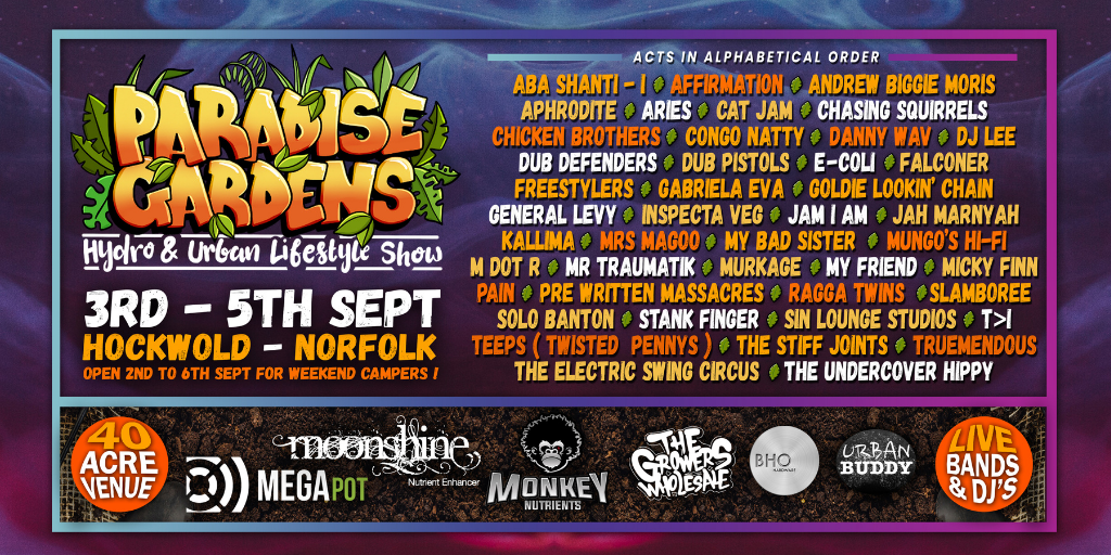 Paradise Gardens Hydro Urban Lifestyle Show 2021 On Ticketbud