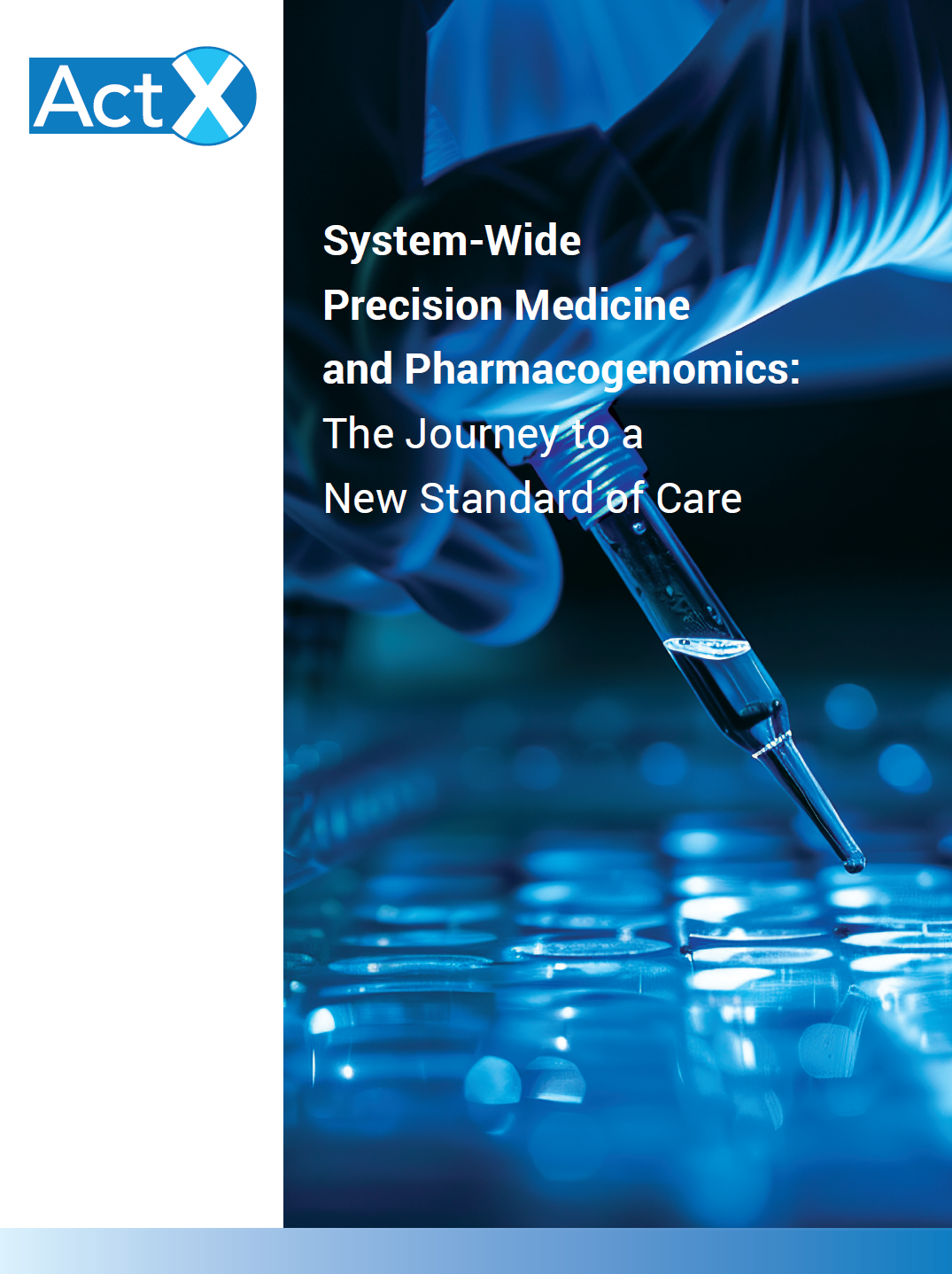 Gloved Hand Using Dropper to Put Liquid in Test Tubes