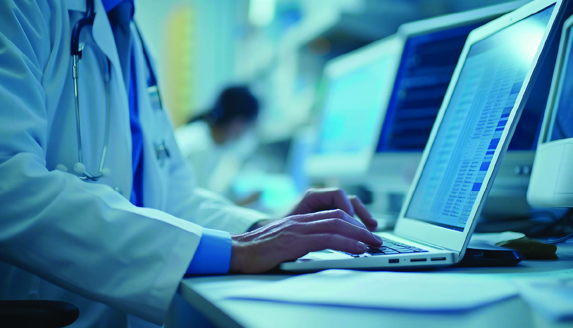 Physician with Laptop