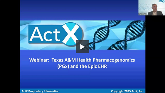 Pharmacogenomics for Epic EHR tutorial