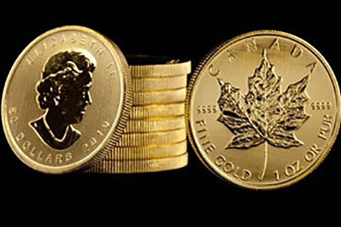 Gold Maple Leaf Coins (4)