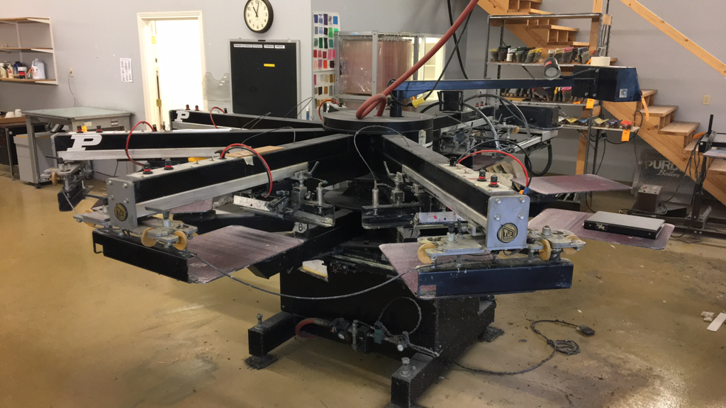 Screen Printing Embroidery Equipment Online Auction Key Auctioneers
