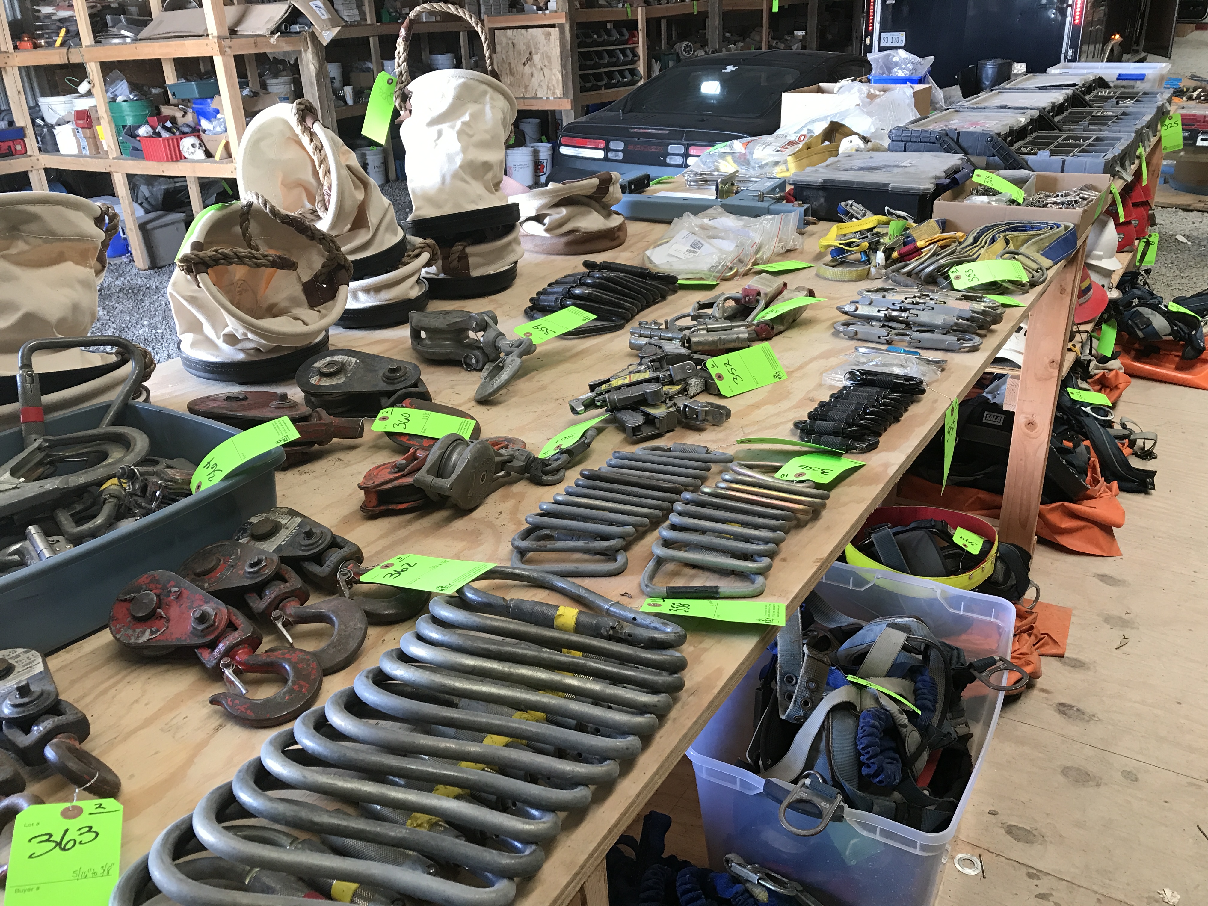 Contractor Tools, Rigging and Equipment Key Auctioneers