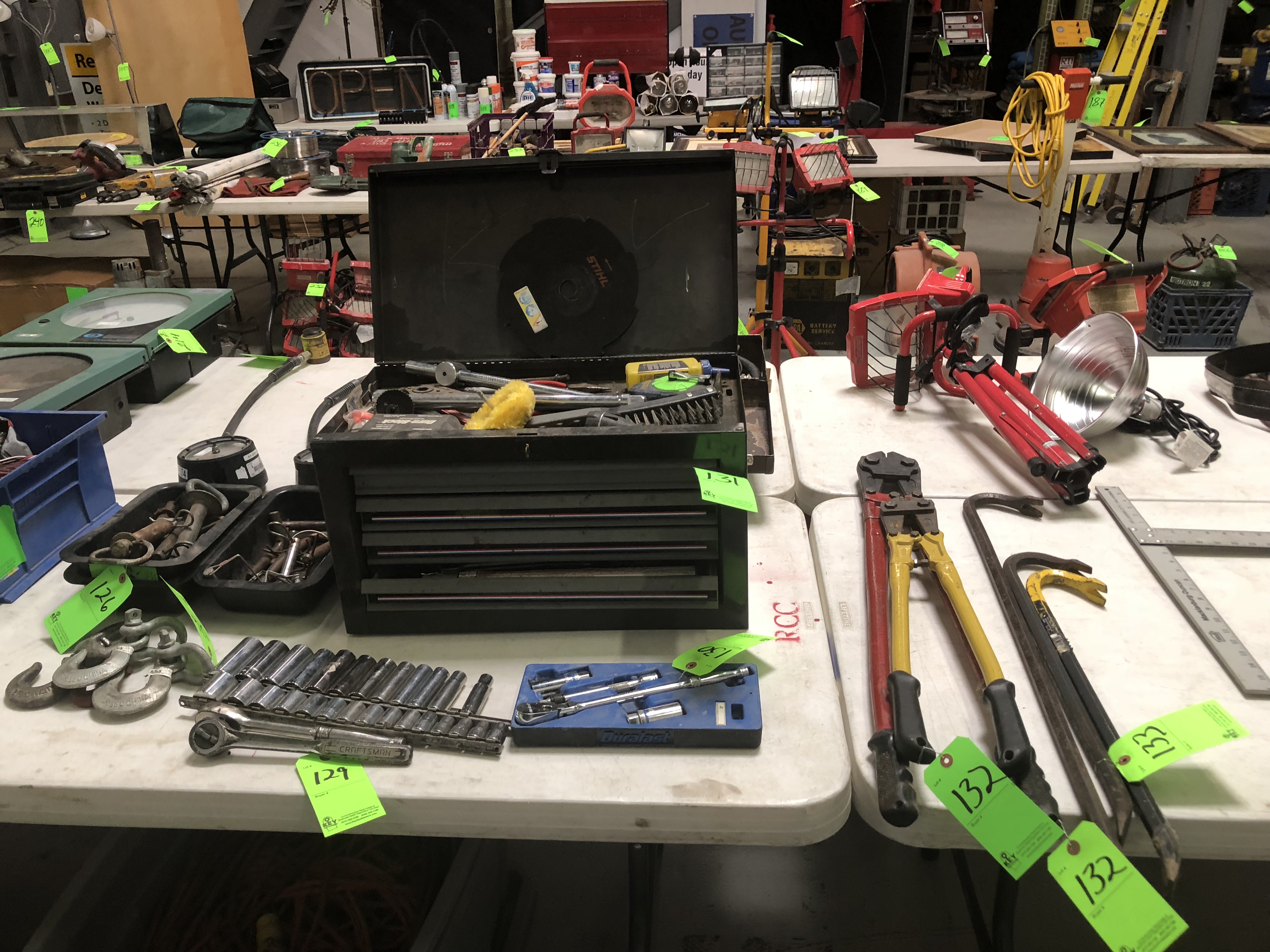 Tools & Auto Shop Equipment Online Auction in Indianapolis, IN Key