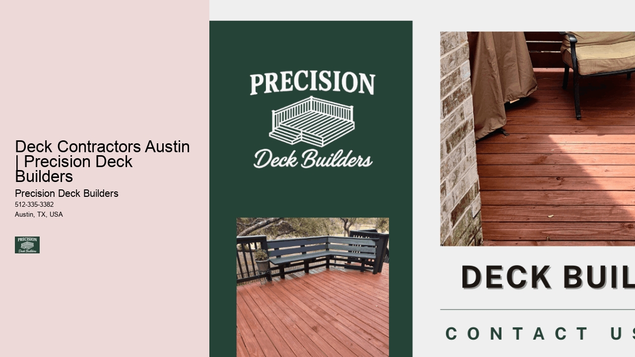 Deck Contractors Austin  | Precision Deck Builders