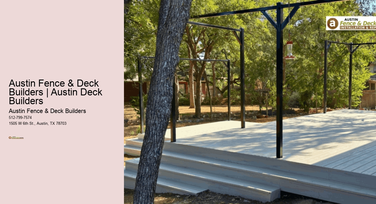 Austin Fence & Deck Builders | Austin Deck Builders