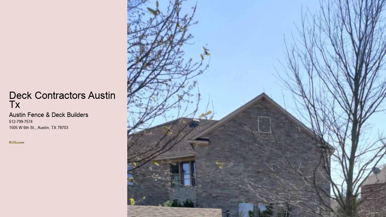 Deck Contractors Austin Tx