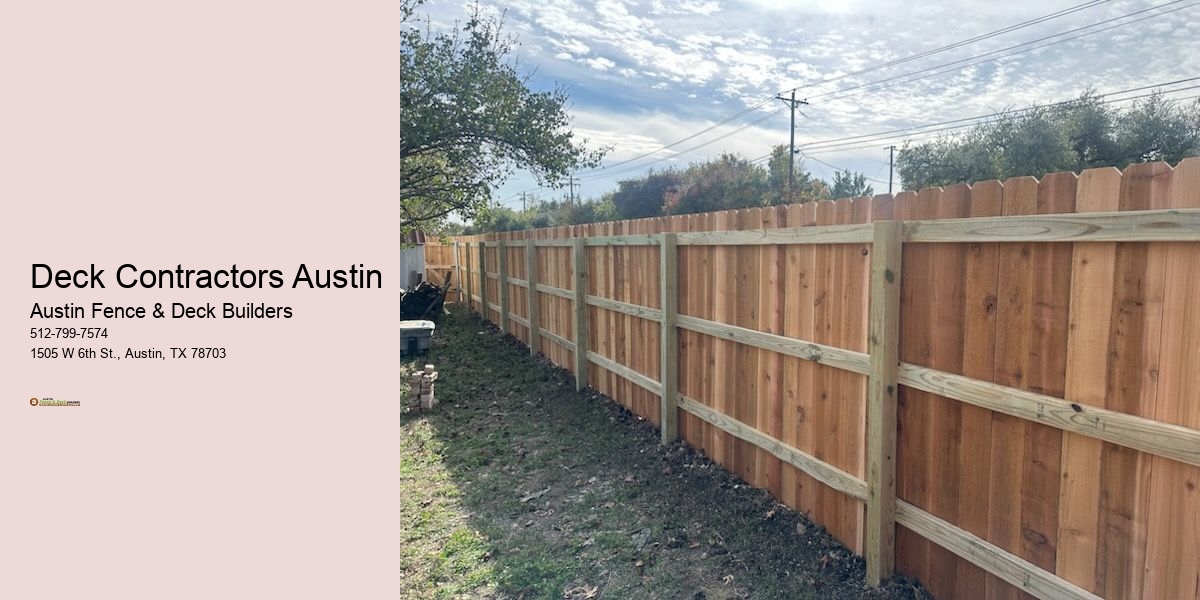 Deck Contractors Austin