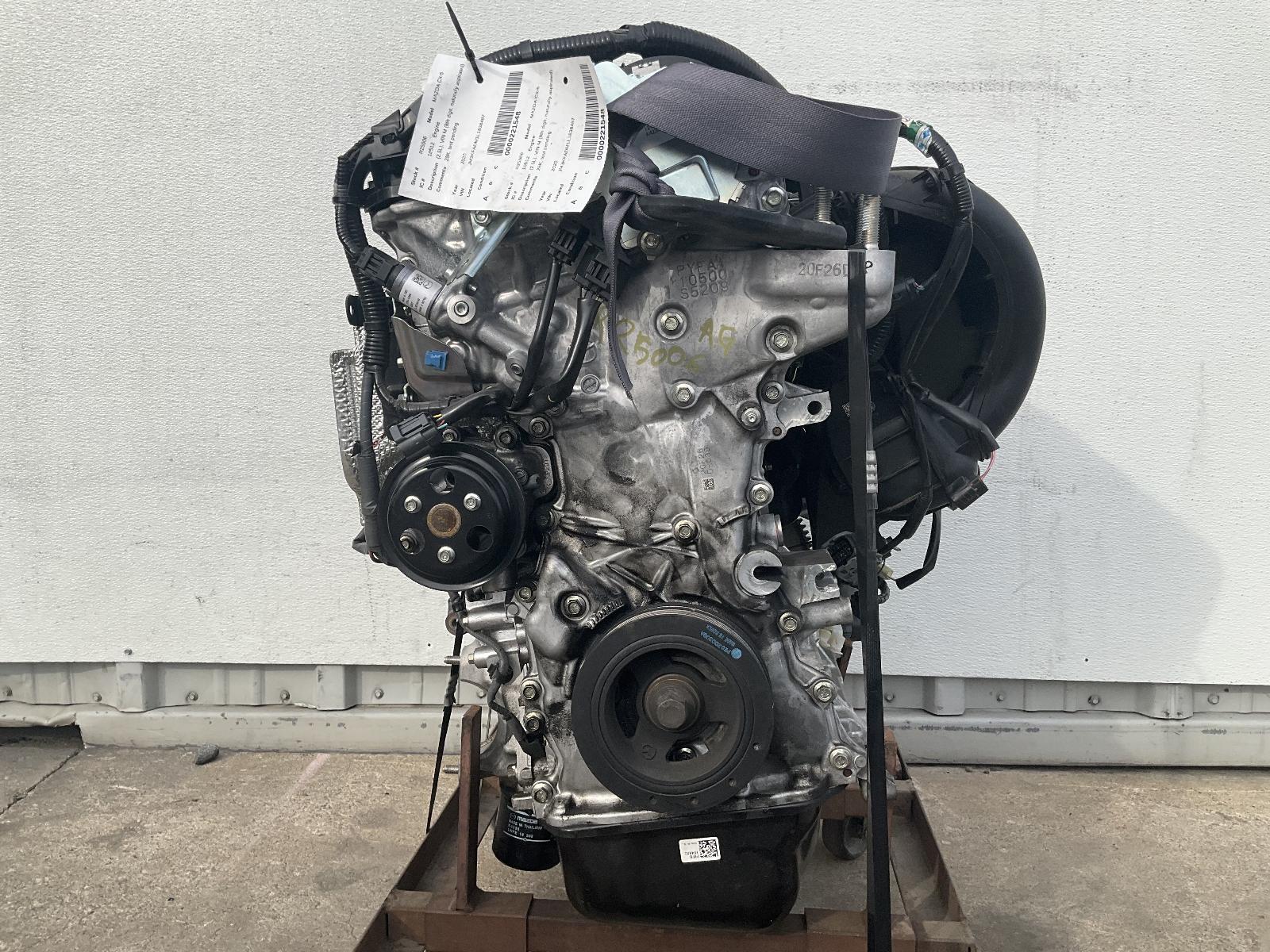 Used 2020 Mazda CX-5 - Engine Assembly For Sale; (2.5L): naturally 