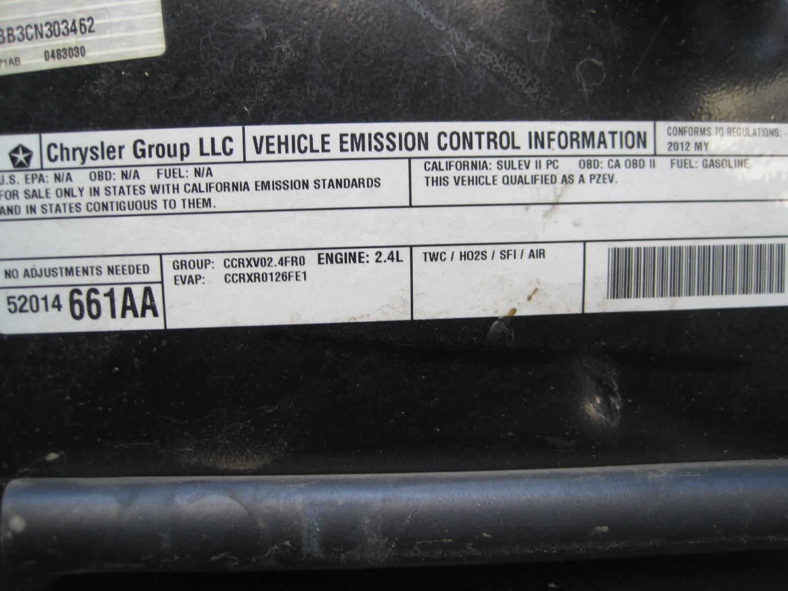 2012 Chrysler 200 Touring parts AutoGator Sacramento, CA