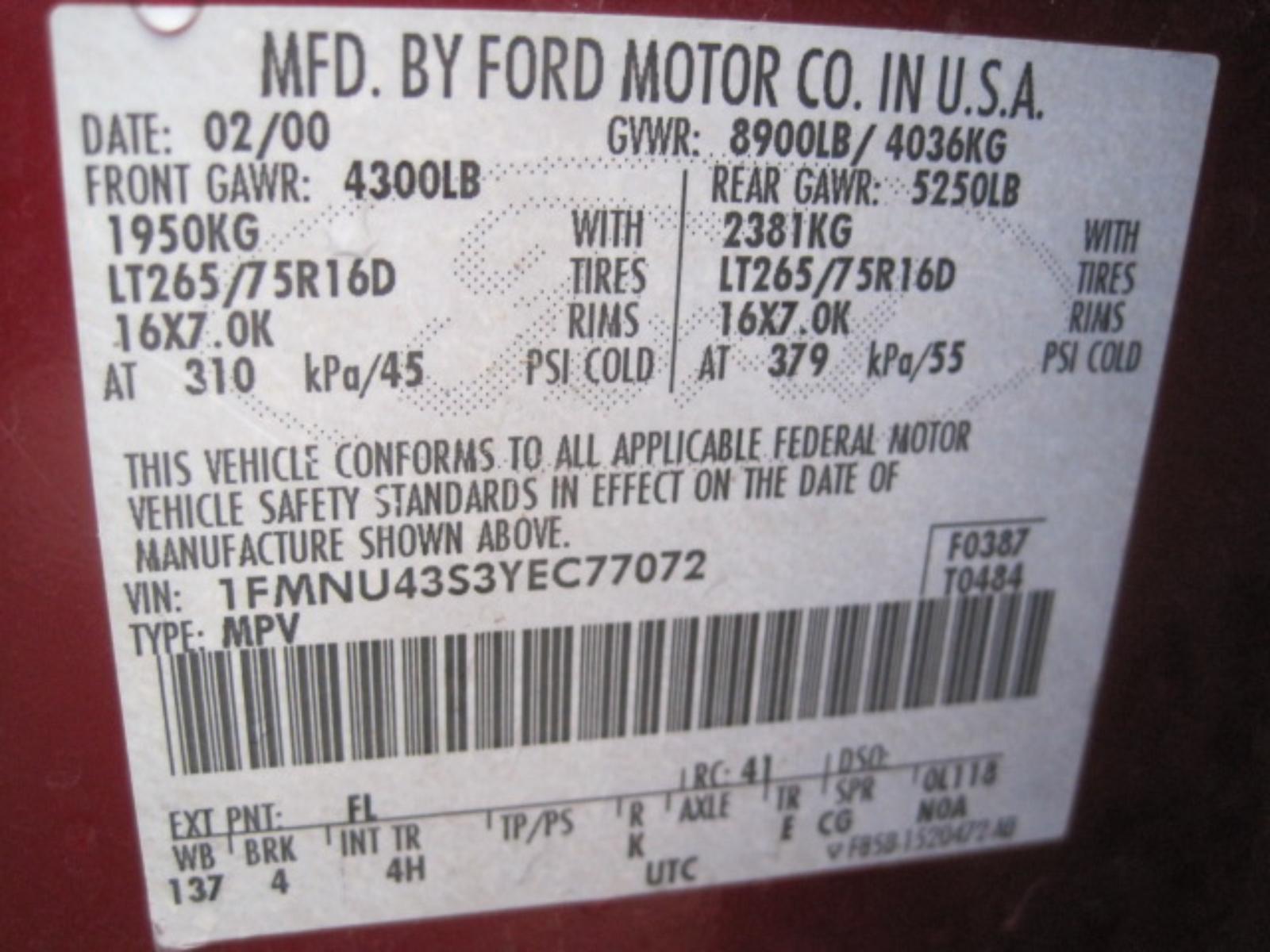 2000 Ford Excursion Limited parts AutoGator Sacramento, CA