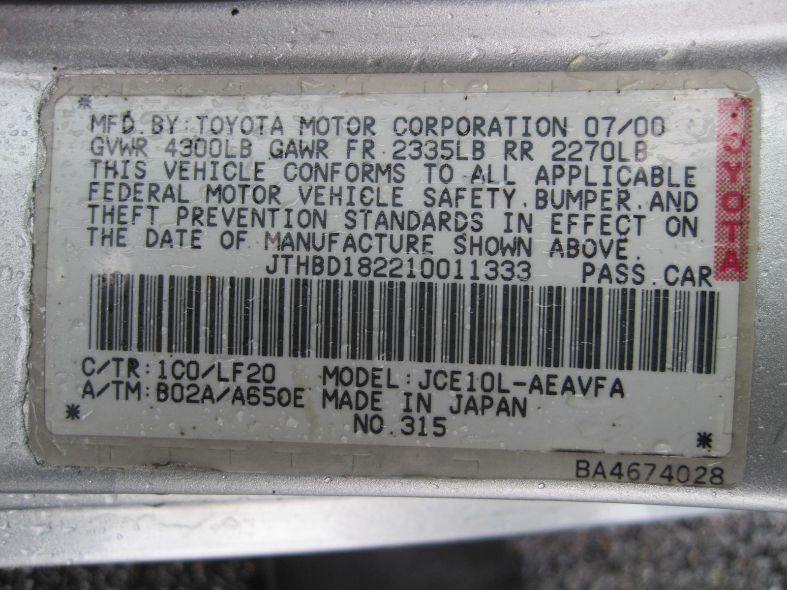 2001 Lexus IS300 for Sale StkR17260 AutoGator Sacramento, CA