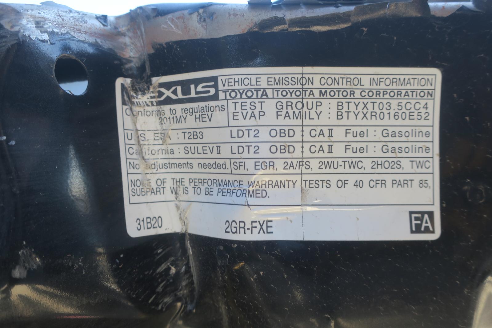 2011 Lexus RX 450h Base parts | AutoGator - Sacramento, CA