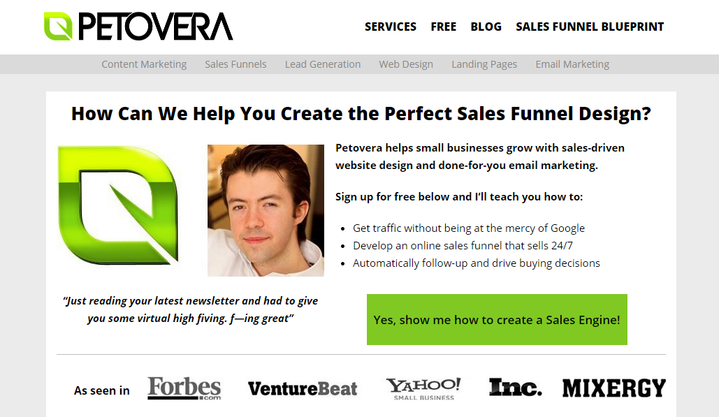 old-petovera-homepage