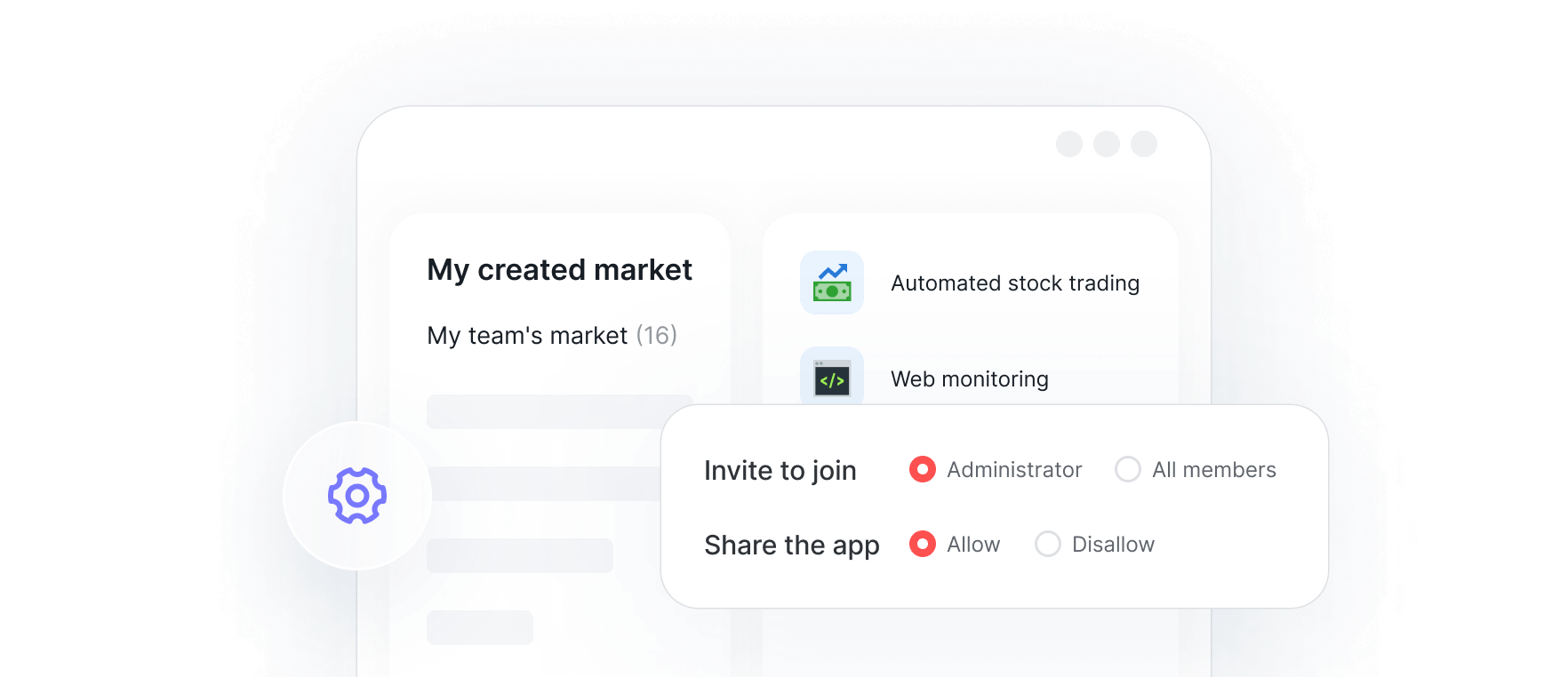 Custom App Marketplace Access