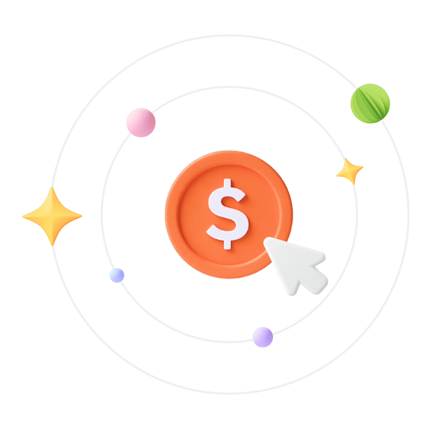 Colorful geometric decoration