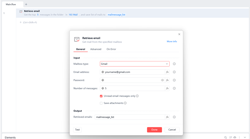 Automa work for email automation