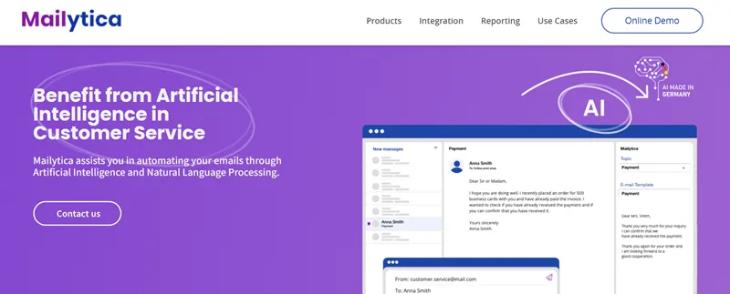 Mailytica AI email assistant
