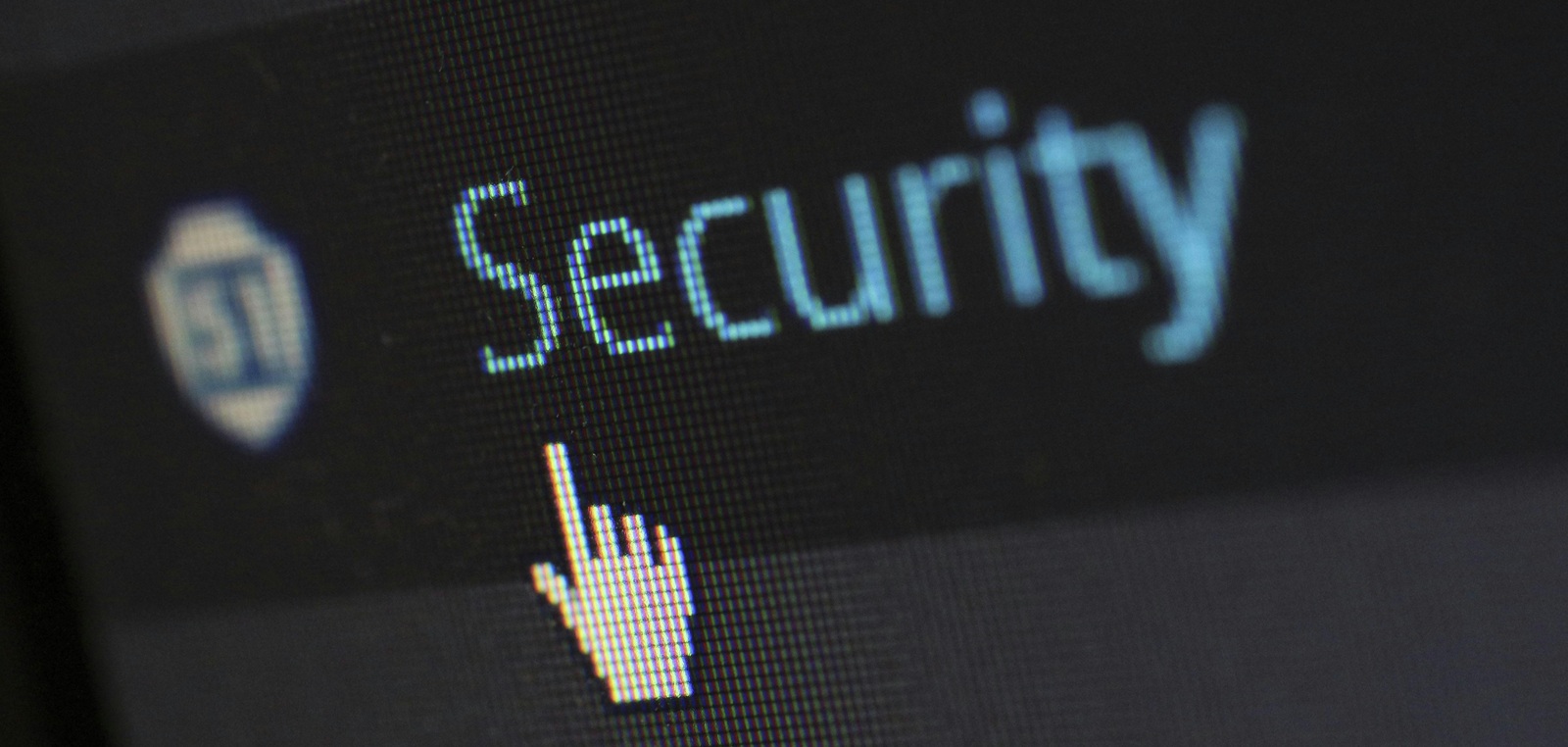 A computer monitor displaying "Security," highlighting the distinct authentication and data privacy layers in RPA bots versus API endpoints.