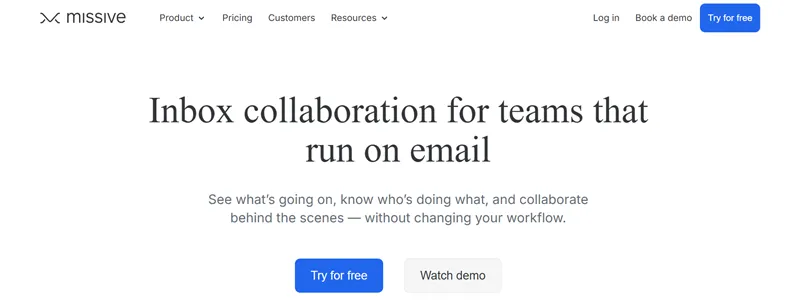 Missive AI email assistant