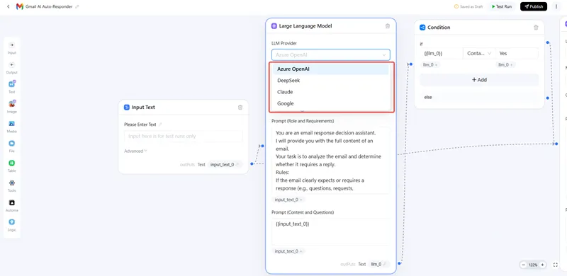 Generate tailored email content with AI for email automation