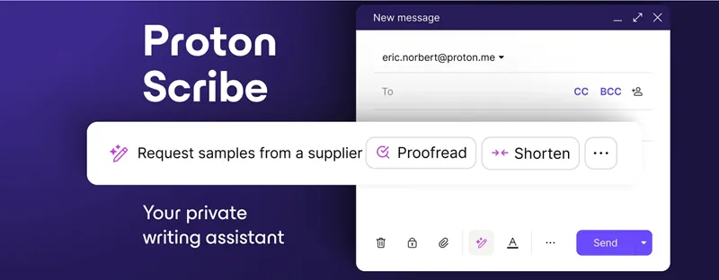 Proton AI email assistant